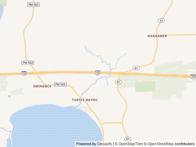 Map of Rio RV Park location at Lubbock, TX, United States