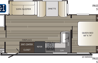 2018 KEYSTONE OUTBACK 226RB