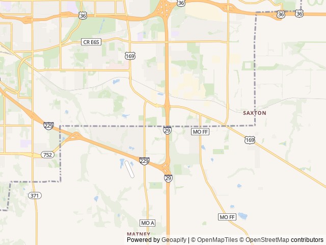 Map of Love's RV Hookup-St. Joseph MO 235 location at Saint Joseph, MO, United States