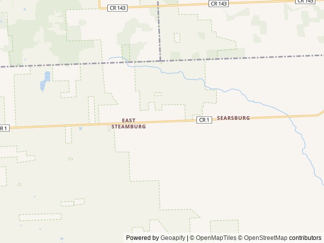 Map of Hillside Haven location at Trumansburg, NY, United States