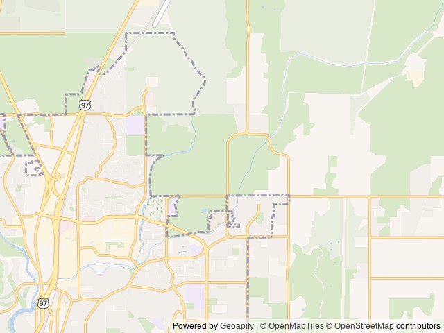 Map for 2016 Keystone RV Hideout Bunkhouse near Bend, OR
