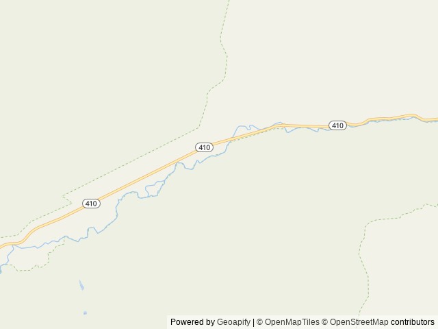 Map of Hells Crossing Campground location at Naches, WA, United States
