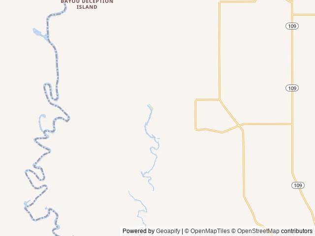 Map of Alligator Park location at Starks, LA, United States