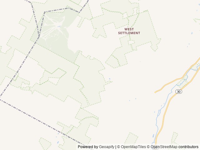Map of Bellfire Farm location at Roxbury, NY, United States