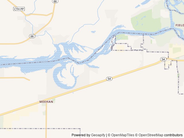 Map of Ridgewood On The River location at Plover, WI, United States