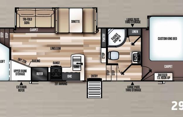 Forest River RV Wildwood Heritage Glen LTZ 295BH