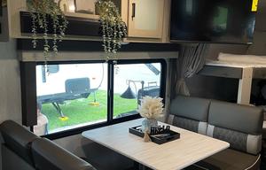 MEET LINCOLN OUR LUX RV, ASK ABOUT OUR ADDONS.
