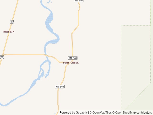 Map of Jammin Jackalope Camping location at Livingston, MT, United States