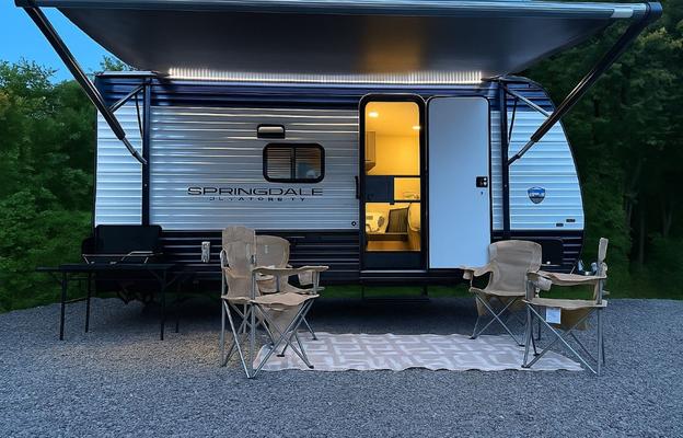 2025 Springdale - Beachy Camper w/Bunks, Pets OK