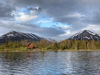 Cabin from the lake.