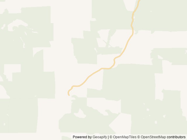 Map of Rock Creek Recreation Site location at Roseburg, OR, United States