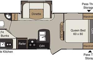 2016 Keystone RV Passport 2400BH Grand Touring (B)