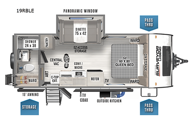 2023 Forest River RV Surveyor Legend 19RBLE