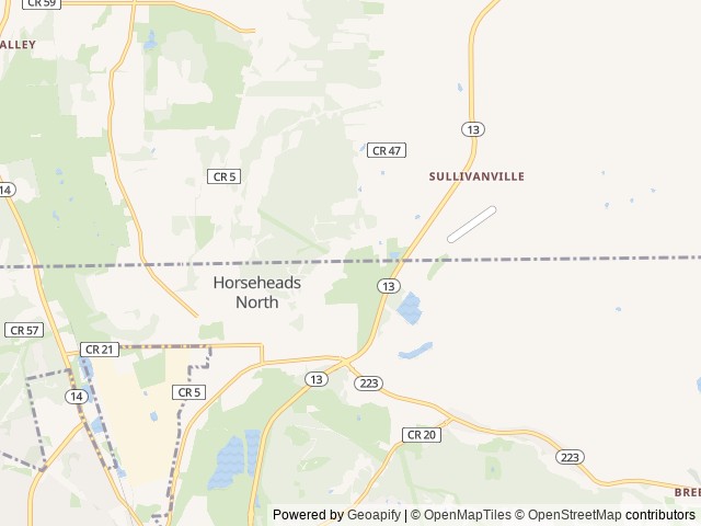 Map for CLEAN functional Camper near Horseheads, NY