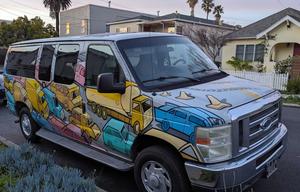 Gridlock, the Painted Camper Van