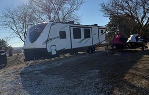 Party trailer on wheels