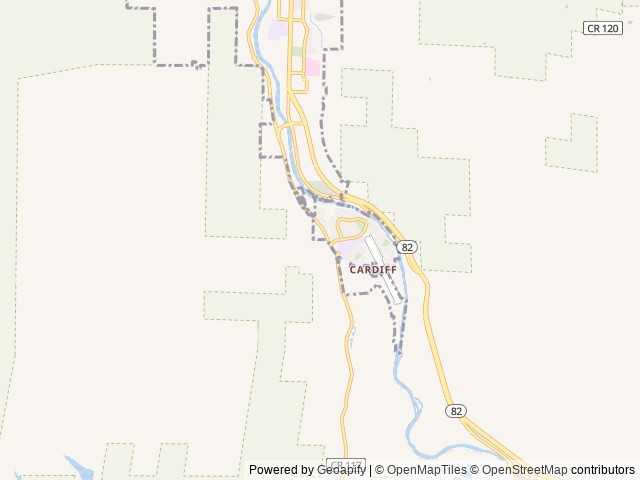 Map of The Hideout at Glenwood Springs location at Glenwood Springs, CO, United States