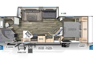 2023 Forest River RV Cherokee 264DBH RV rental photo 5