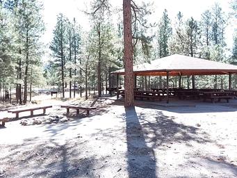 Jemez Falls Campground Group Area 1