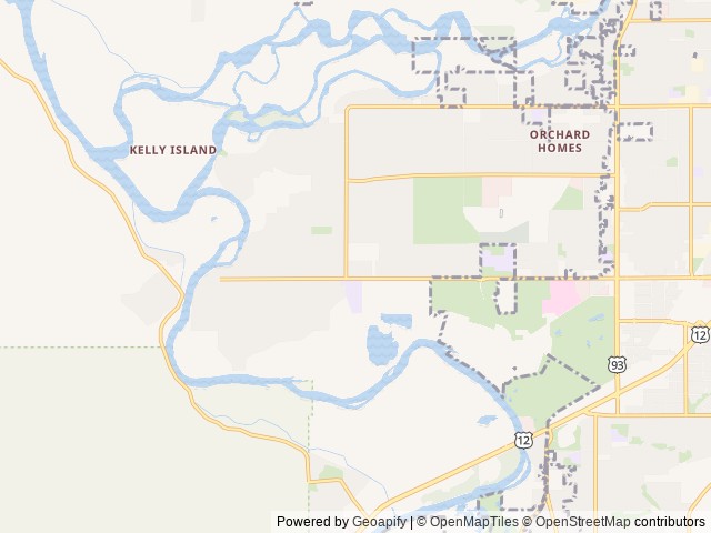 Map for Charming Older Nomad Travel Trailer near Missoula, MT