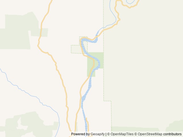 Map of Alfred A. Loeb State Park location at Brookings, OR, United States