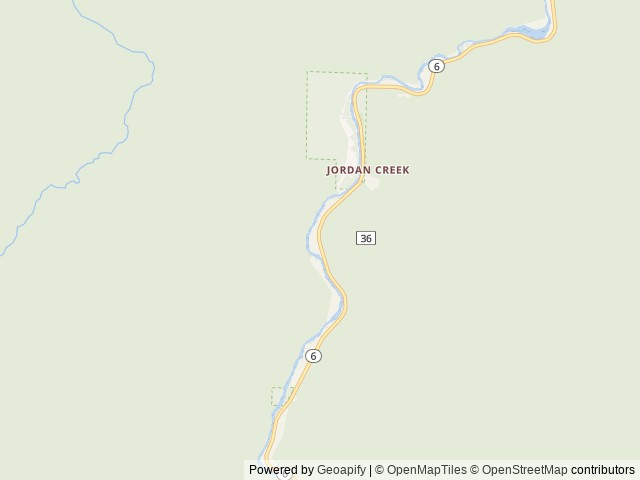 Map of Keenig Creek Campground location at Tillamook, OR, United States