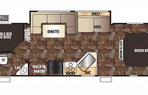 2016 Cherokee Grey Wolf 26DBH RV rental photo 7