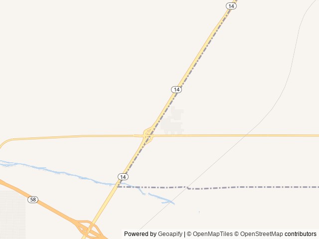 Map of Sierra Trails RV Park location at Mojave, CA, United States