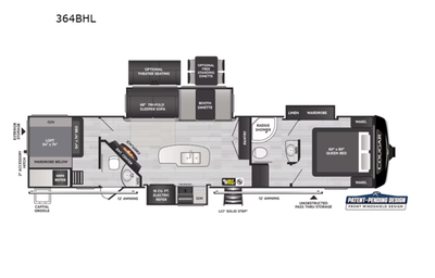 2023 Keystone RV Cougar 364BHL RV rental photo 2