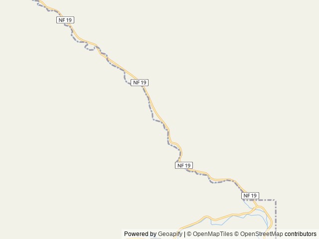 Map of Kaner Flat Group Site location at Naches, WA, United States