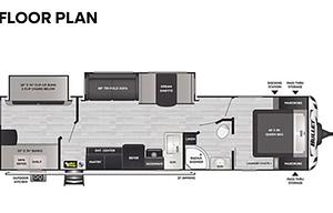 2023 Keystone Bullet w/ Bunkhouse - Sleeps up to 8