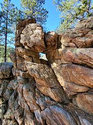 Rock with hole in it