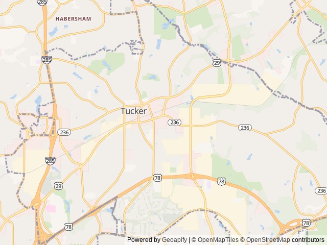Map for Roadtrek Agile "Silver Bliss" CLASS B Camper near Tucker, GA