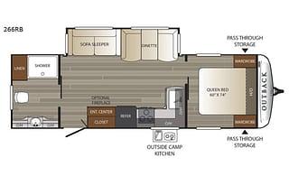 2018 KEYSTONE OUTBACK 226RB