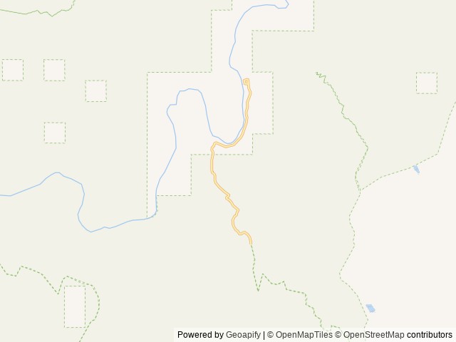Map of Birch Creek Historic Ranch location at Vale, OR, United States