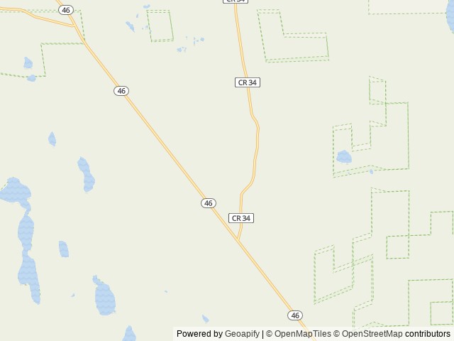 Map of Cut Foot Horse Campground location at Deer River, MN, United States