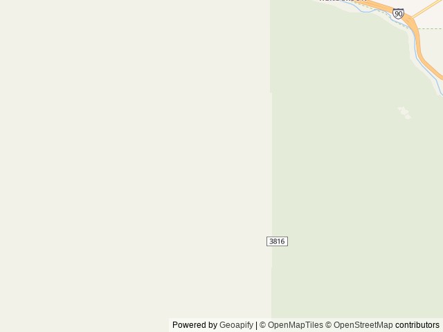 Map of Up Up Lookout location at Superior, MT, United States