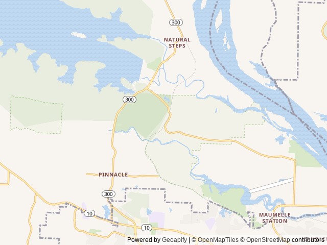 Map for 2020 Shasta RVs Shasta 25RS near Pulaski County, AR