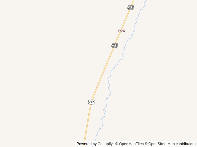Map of Red Lodge KOA Journey location at Red Lodge, MT, United States