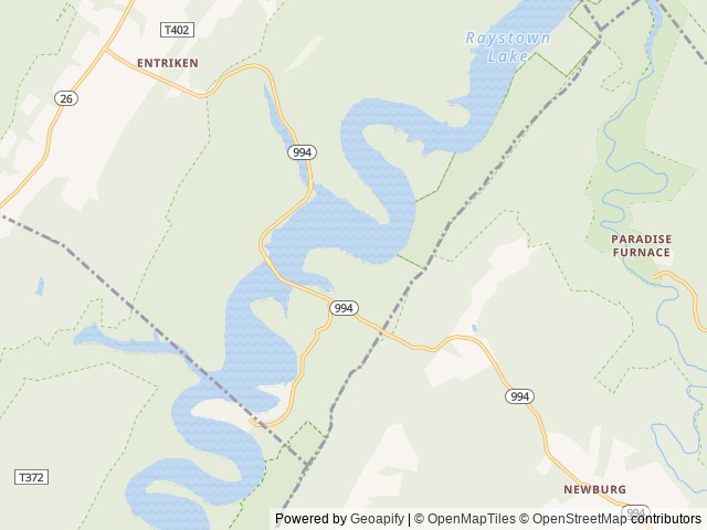 Map of Tatman Run Picnic Shelter location at Hesston, PA, United States