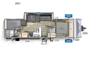 2025 Forest River RV Campsite Reserve sleeps 8-10!