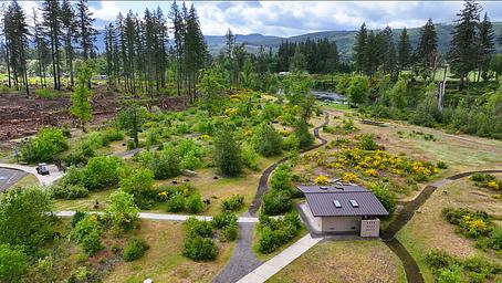 North Santiam Campground Aerial View 