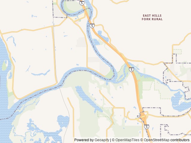 Map of Pekin Ferry RV Park & Campground location at Ridgefield, WA, United States