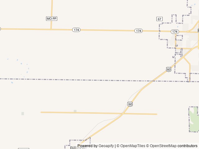 Map for 2020 Keystone RV Passport 175BH SL Series near Billings, MO