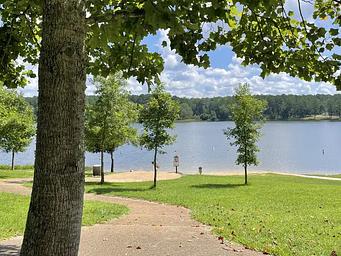 Choctaw Lake swimming beach