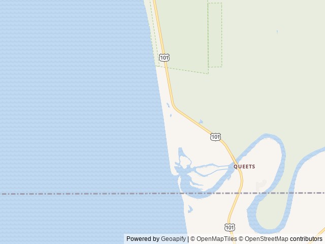 Map of Aliya Preserve location at Forks, WA, United States