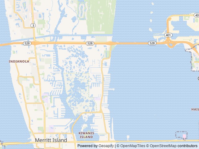 Map for Glamping with Bunkhouse! near Merritt Island, FL