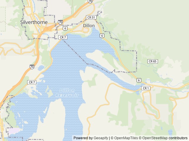 Map of Windy Point Group (CO) location at Silverthorne, CO, United States