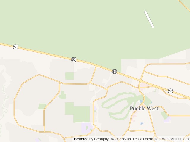 Map for Cherokee LTD WolfPup Deluxe-Queen & Bunks near Pueblo West, CO