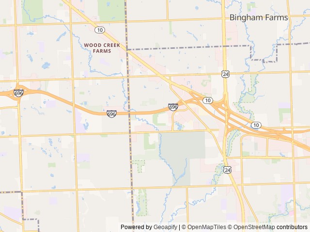 Map for 2018 Heartland Pioneer near Southfield, MI